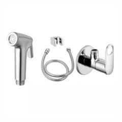 Fastgear Stainless Steel Silver Chrome Finish Health Faucet Set, FG1166