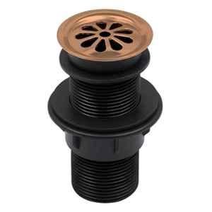 Plantex 4 inch Brass & Nylon Rose Gold Full Thread Waste Coupling for Wash Basin/Coupling for Sink, BH-1116