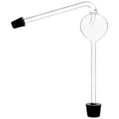 ABGIL 65mm Borosilicate Glass Bulb Connecting Sloping with Rubber Cork, ABG1049