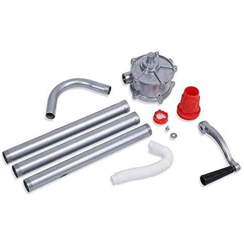 Abbasali 3cm Aluminum Alloy Inlet Hand Crank Oil Barrel Pump & Hand Crank Rotary Drum Tools Set