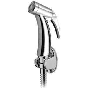 Drizzle Spark Plastic Chrome Finish Silver Health Faucet with 1m Flexible Tube & Wall Hook, AHFSPARKSET