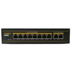 Fyber 8 Port 10/100/1000Mbps +2 Uplink 10/100/1000Mbps 130W Giga PoE Switch, FYR-82FG