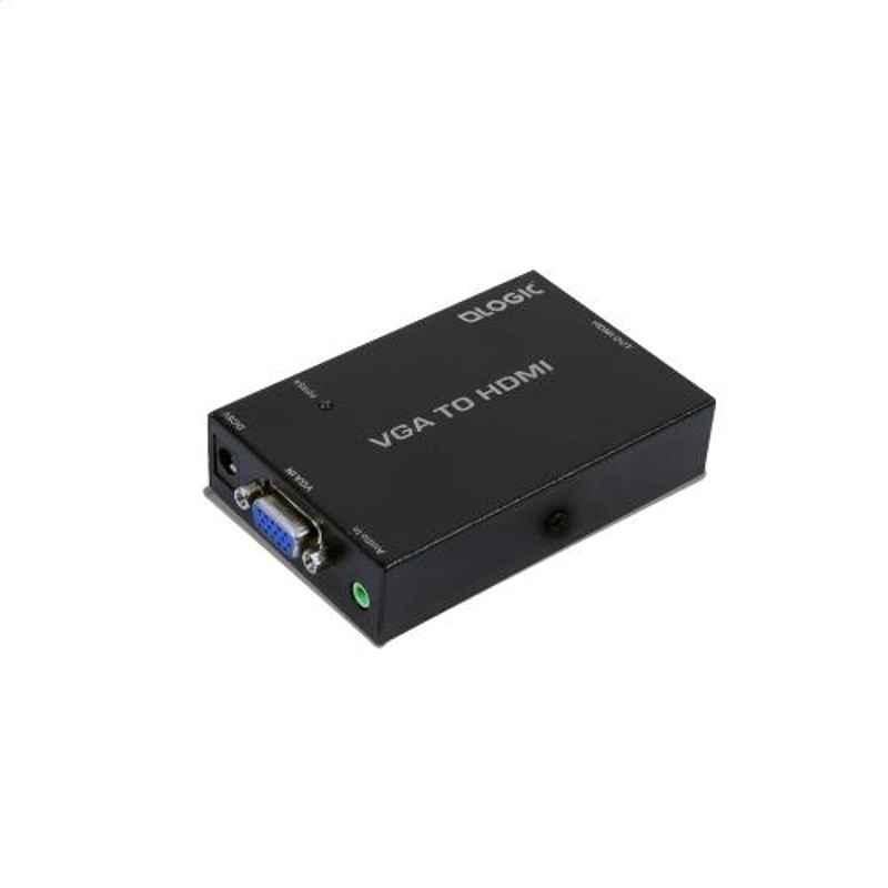 Logic 5V DC Black VGA TO HDMI Converter Scaler Switching Interface, LG-VHS
