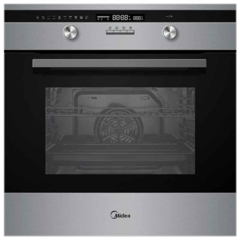 Midea 70L 60x60cm Stainless Steel Built In Oven, 65DAE40139