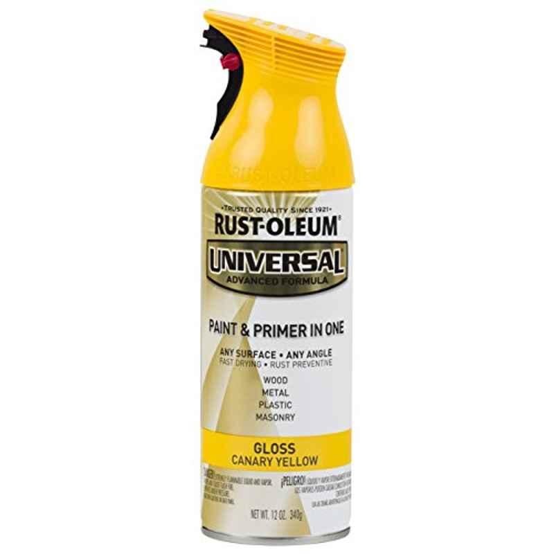 Rust-Oleum Universal 12 Oz Gloss Canary Yellow 245213 Enamel Spray Paint