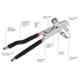 Krost Red & Silver Wheel Balancing Weight Plier Hammer With 11 In 1 Pocket Tool, 250mm