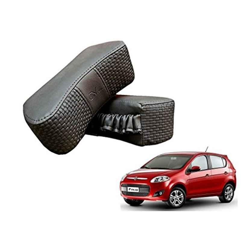 Kozdiko 2 Pcs Memory Foam Grey Luxurious Neck Rest Cushion Pillow Set for Fiat Palio