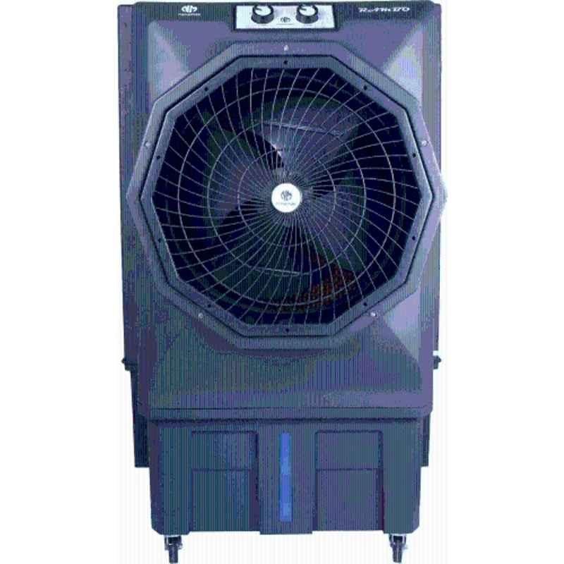Novamax Rambo Jr-100 100 Litre 7100CMH ABS Grey Honeycomb Evaporative Tower Desert Air Cooler, Fan Size: 18 inch