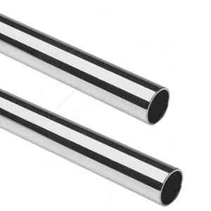 Generic SS7F 7ft Stainless Steel Silver Home Decor Curtain Pipe