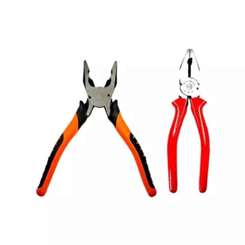 Sky Blue 2 Pcs 7.8 inch Lineman Plier Combo, SBE_PLIER_COMBOS_COMBO_486