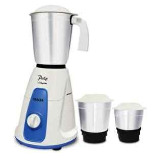 Inalsa Polo 550W White & Blue Mixer Grinder with 3 Jars, IN90800034