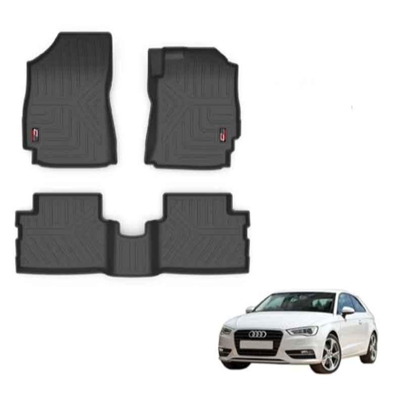 Kozdiko Thermoplastic Polyolefins 3D Life Long Car Floor Mat Set for Audi A3