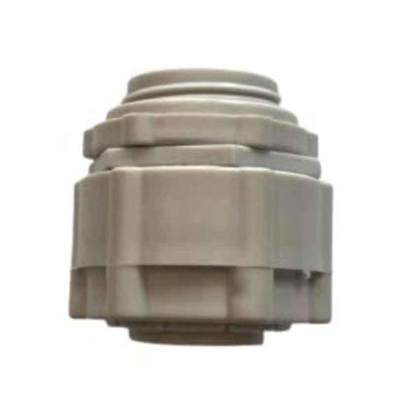 Reliable Electrical 20mm PVC Grey Electrical Conduit Adaptor (Pack of 10)