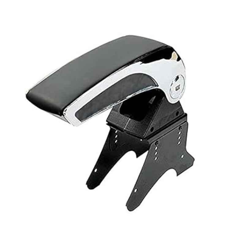 Auto Pearl Plastic & Leatherette Black Armrest Console Box for Honda Ivtec Old
