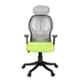 Regent Matrix Net & Metal High Back Green & Grey Mesh Chair
