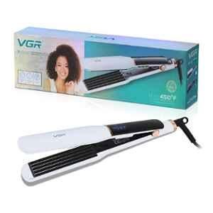 VGR V-519C ABS White Hair Crimper for Women & 2 Years Warranty