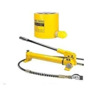 Nutronics 30 Ton 50mm Stroke Yellow Hydraulic Cylinder Jack with Hand Pump, RSC-3050700