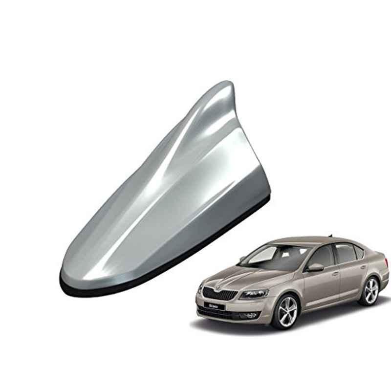 Kozdiko Silver Shark Fin Signal Receiver Car Antenna for Skoda Octavia