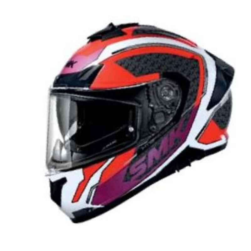 SMK Typhoon RD1 RD1 Multicolour Full Face Motorbike Helmet, GL136, Size: XXL