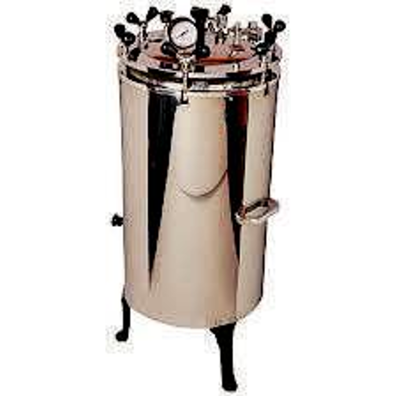 Labpro 145 152L Mild Steel 152L Vertical Double Wall Autoclave