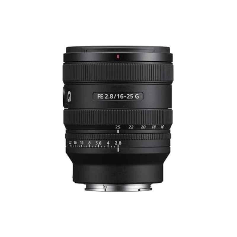 Sony SEL1625G 16-25mm F2.8 E Mount Full Frame Wide-Angle Zoom Camera Lens with High Resolution & Bokeh, SEL1625G/Z SYX