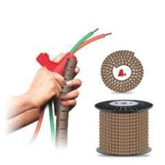 Noveau Safe-T-1ST 16mm 10m Virgin HDPE Metallic Brown Cable Zipper, NSFZ16MB0010