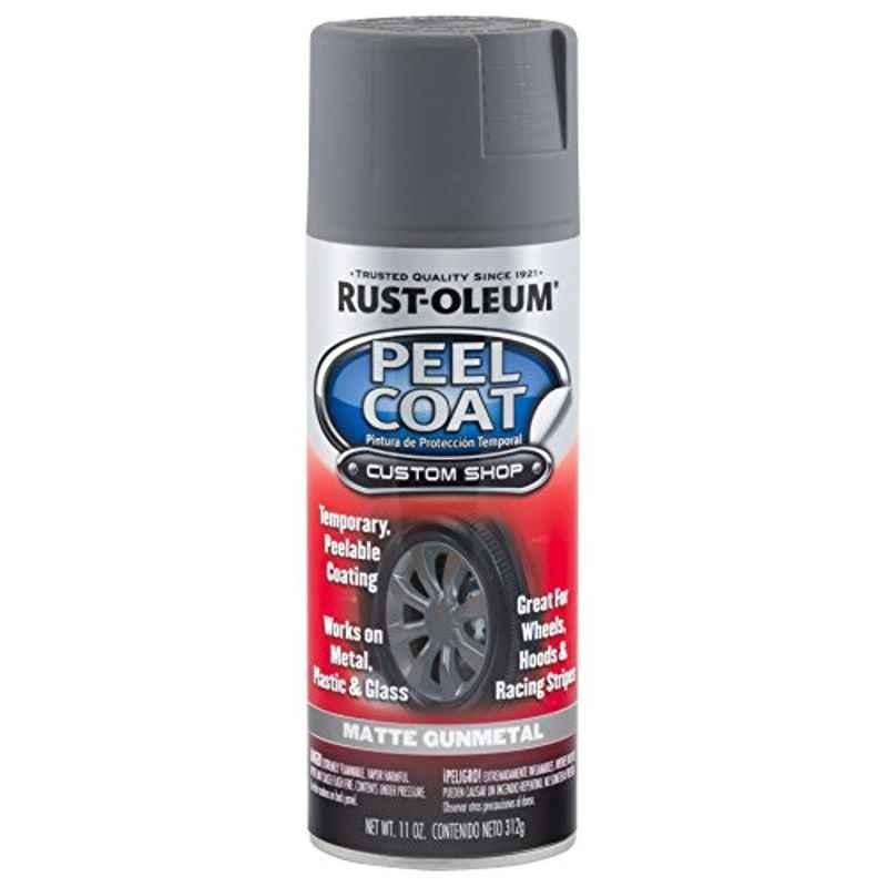 Rust-Oleum 11oz Gunmetal Automotive Peel Coat Spray, 284312