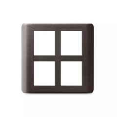 Schneider Electric Zencelo 8M Cover Frame, IN8408HC(BZ)