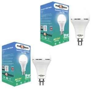 Pick Ur Needs 9W Rechargeable Inverter LED Bulb for Home Emergency, EL-i9W (Pack of 2)