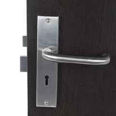 Handle Waala MG1103 8 inch Stainless Steel Silver Ky Plate Mortise Door Lock Set