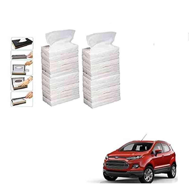 Kozdiko 100 Pulls Dispenser Box Refiller Tissue Paper with 200 Sheets for Ford Ecosport (Pack of 20)