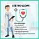 Dr Morepen ST-01 Grey Acoustic Stethoscope