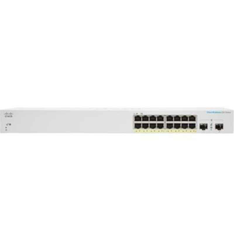Cisco Business 350 Series 24 Ports GE PoE 4x1G SFP Grey Managed Network Switch, CBS35024P4G