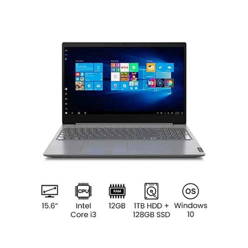Lenovo Core i3 12GB 15.6 inch Dual Core SSD & HDD Wireless Grey Laptop, G1IML-ENG