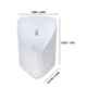 Blume Prism 7 inch Plastic White Hanging Planter, PRS-WT-24 (Pack of 24)