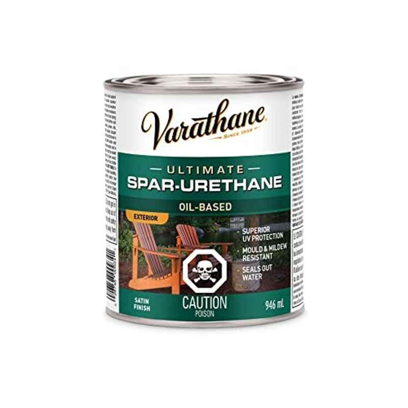 Rust-Oleum Varathane 946ml Clear Spar Urethene Ultimate Oil Based Coating, 9341