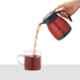Borosil 500ml Stainless Steel Red Vacuum Insulated Teapot, FLKT50RED12