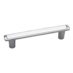 RAB 96mm Zinc White Chrome Finish Drawer Pull Handle, SP-036