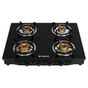 Faber Jumbo 4 Burners Manual Tempered Glass Top Cooktop, 106.0540.573