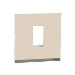 Schneider Electric Unica Pure 1 Module Polycarbonate Sandy Beige Cover Plate, UNSCP1M_CL (Pack of 20)