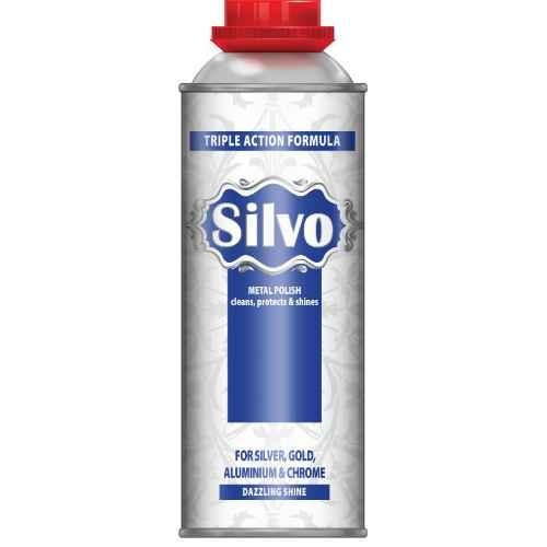 Silver Polish Silvo 250ml Cleans Restores Shines