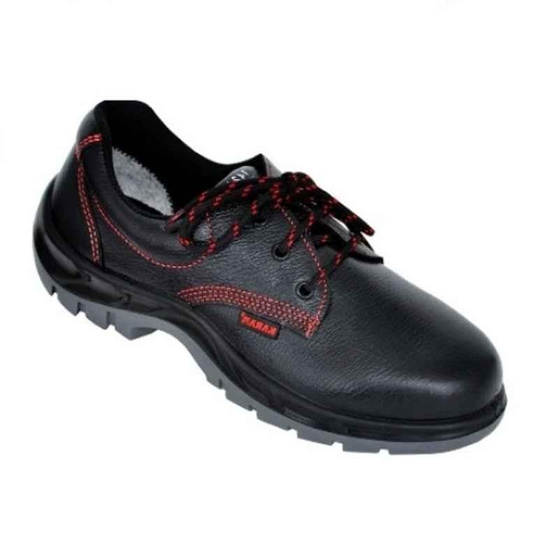 Karam FS 01 Composite Toe Black Work Safety Shoes, Size: 6