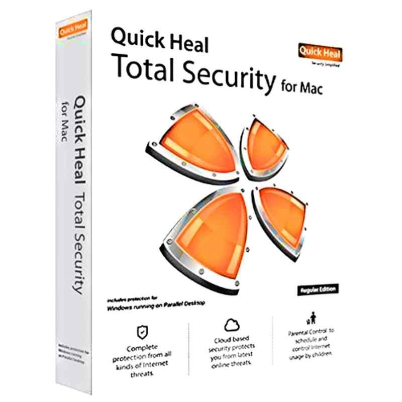 Quick Heal Total Security for Mac Regular 1 User 1 User with CD/DVD
