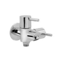 Somany Florence Brass Chrome Finish Two Way Bib Tap, 272210190051