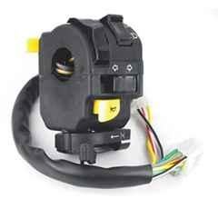 Uno Minda LHS Handle Bar Switch with Wire 2 Coupler for TVS Victor GX, SW-0657L
