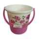 Joyo 2 Pcs 25L Plastic Pink Round Bucket & 1500ml Matching Mug Set