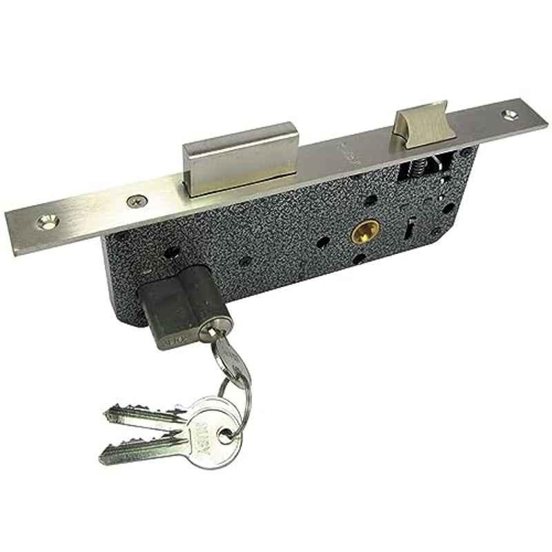 Robustline 72x55mm Stainless Steel & Brass Cylinder Door Lock Body with Both Side Key