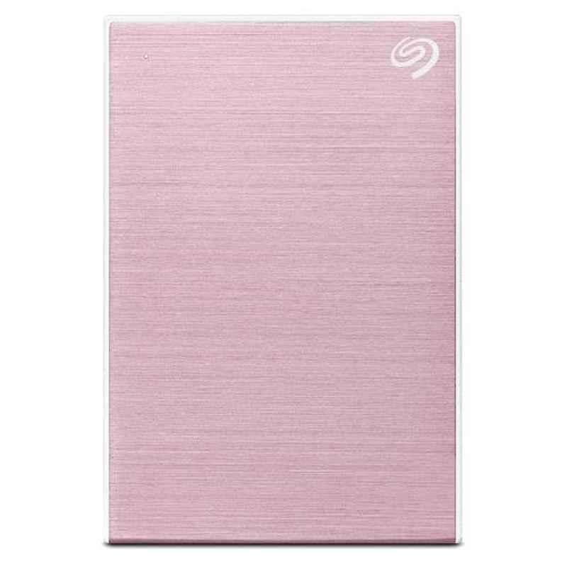 Seagate 2TB USB 3.0 Slim Portable Backup Plus Rose Gold External Hard Disk Drive for PC, Laptop & Mac, STHN200405