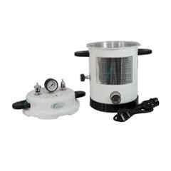 Florix Nation 10 Litre 1kW Epoxy Finish Pressure Cooker Type Dental Autoclave with 8x8 inch Dressing Drum, SP988