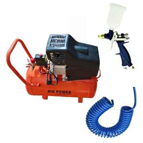 Portable 10 Liters Air compressor with 1HP Motor, Paint Gun and